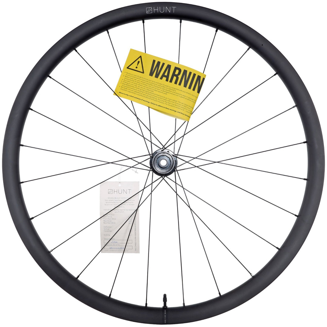 HUNT 30 Carbon Disc Tubeless Road/Gravel Bike REAR Wheel Shimano 11 Spd 700c CX