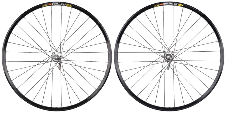 Mavic X717 Disc 26" XTR M965 Alloy Clincher Mtn Bike Wheelset Shimano 9/10 Sp QR