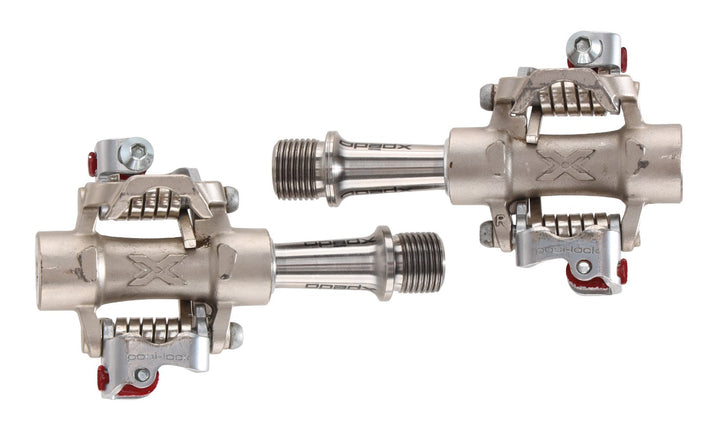 Xpedo M-FORCE 8 Titanium Mountain Bike Pedals w/ Cleats Shimano SPD Gravel