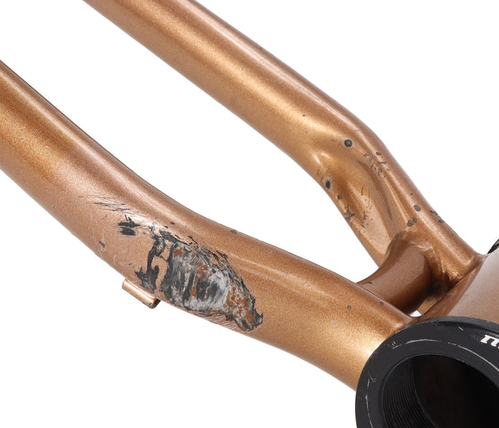 Niner SIR 9 V1 Steel Mtn Bike Frame MED Single Speed 29" Solid Gold Reynolds 853