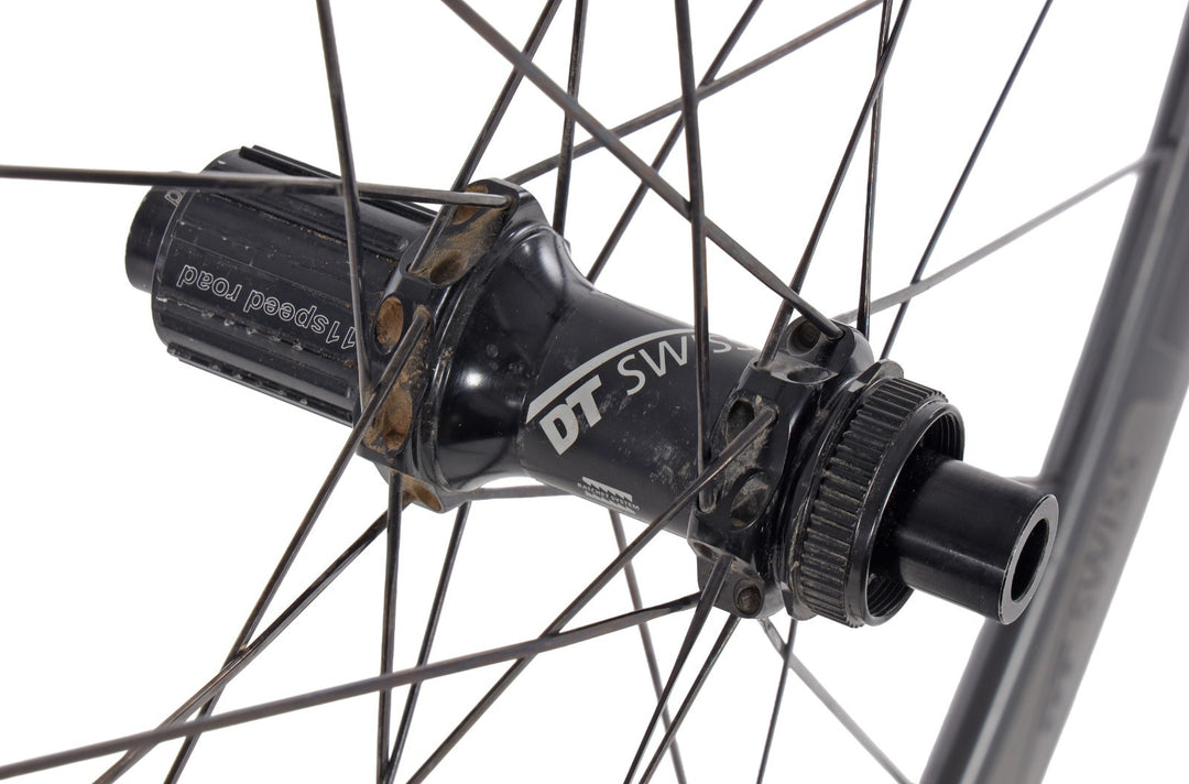 DT Swiss RC38C DB Spline Carbon Clincher 11s Road CL Disc Wheelset 700c 15mm TA