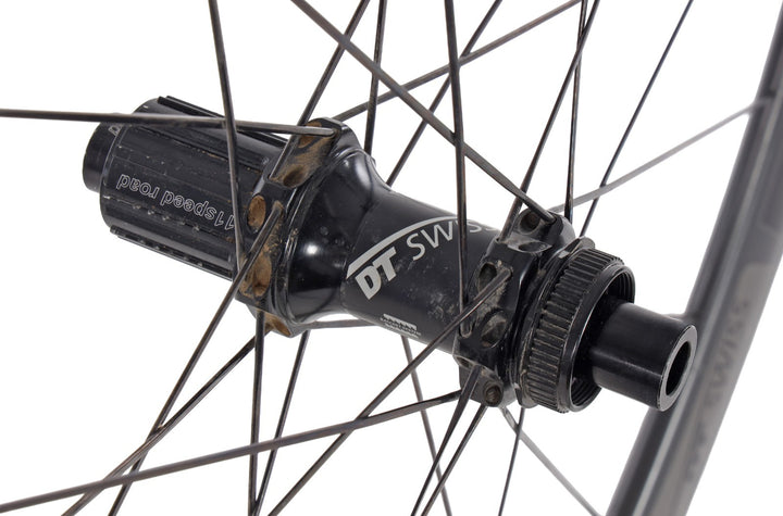 DT Swiss RC38C DB Spline Carbon Clincher 11s Road CL Disc Wheelset 700c 15mm TA