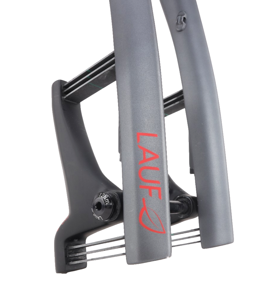 Lauf Grit SL Carbon Gravel Disc Brake 30mm Fork 1 1/2" Taper 15x100mm T/A 700c