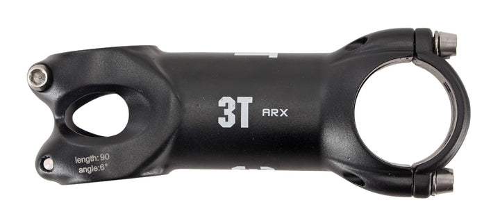 3T ARX Alloy Road Bike Stem 31.8 x 90mm BLACK 6º Gravel 1-1/8" Mountain Race