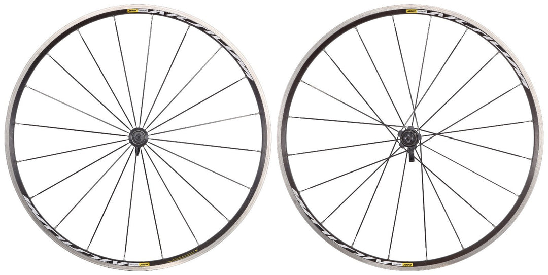 Mavic Aksium Alloy Clincher Road Bike Wheelset 700c Shimano 11 Spd Rim QR Gravel