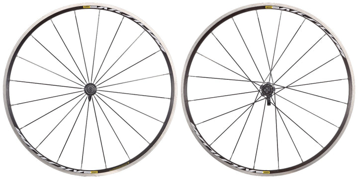 Mavic Aksium Alloy Clincher Road Bike Wheelset 700c Shimano 11 Spd Rim QR Gravel