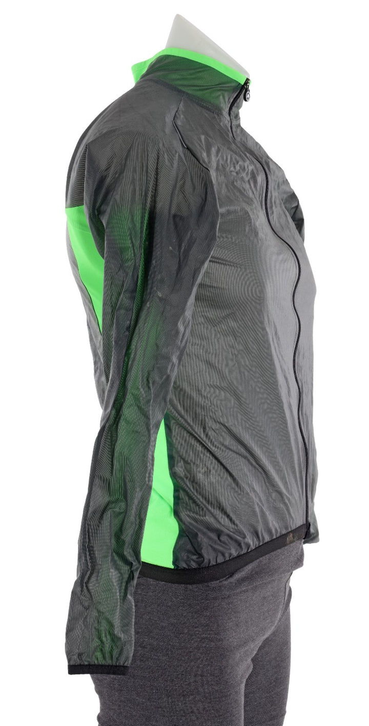 Assos Mille GT Clima Jacket Women SMALL Translucent Black Road Bike Gravel