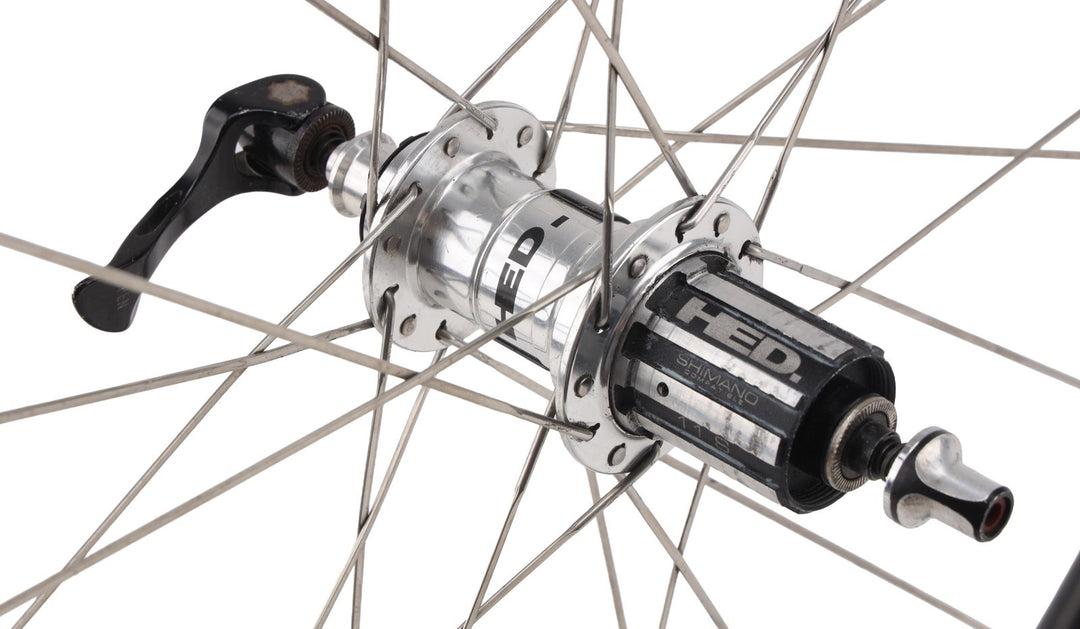HED SCT 1 55 Carbon Tubular Road Bike Wheelset 700c 11 Sp QR Rim Vittoria Corsa