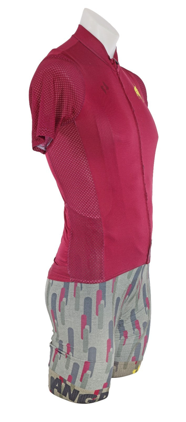 Panache Angry Bovine Short Slv Pro Air Road Bike Cycling Kit Men S/M Camo Gravel