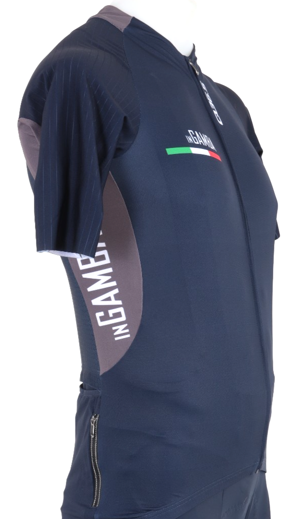 Castelli inGamba Pro Q36.5 Short Sleeve Road Bike Jersey Men XS Blue Italy Race