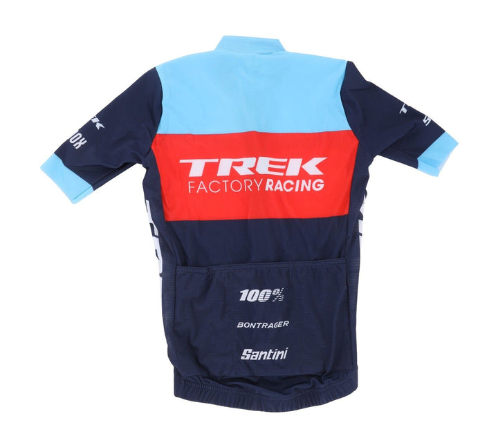 Santini Trek Factory Team 5-Piece Short Slv Cycling Kit XS Jersey Bibs Warmers