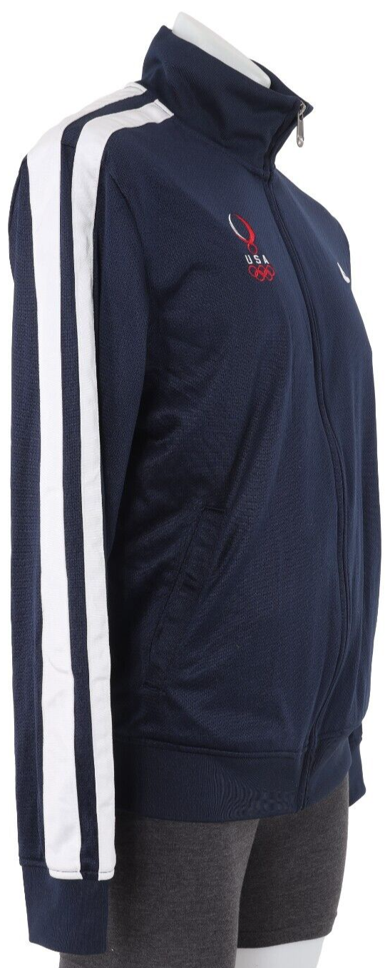 Nike USA Olympic Team Track Jacket Men LARGE Navy United States