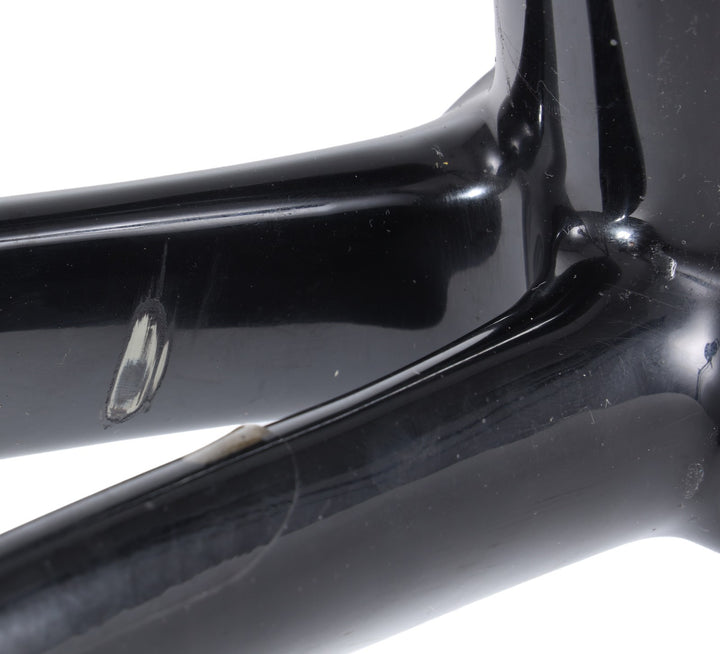 Passoni Nero XL Carbon Ti Road Bike Frameset 56cm WHITE/BLACK 700c QR Italy