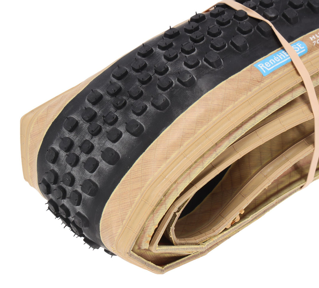 Rene Herse Hurricane Ridge Extralight Tubeless Gravel Bike Tire 700 x 42c Tan