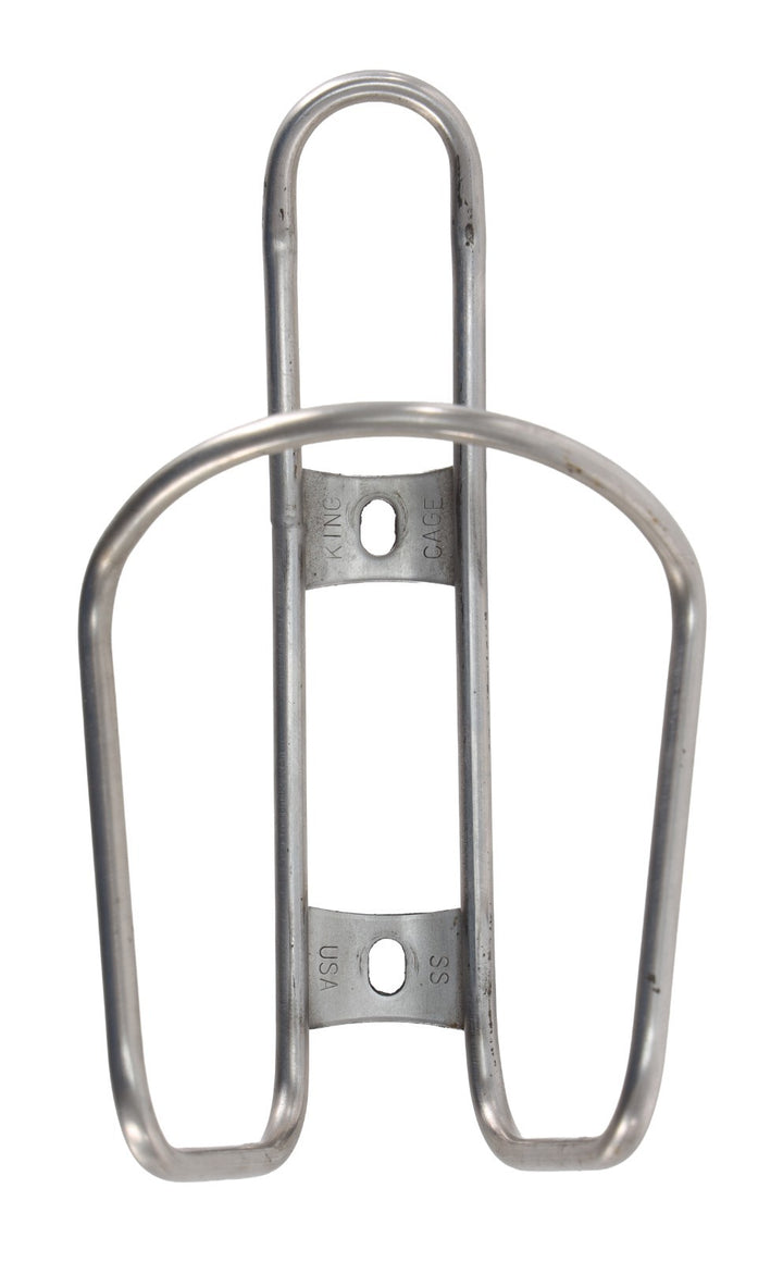 King Cage Stainless Steel Water Bottle Cage Road Bike Gravel MTB Made in USA