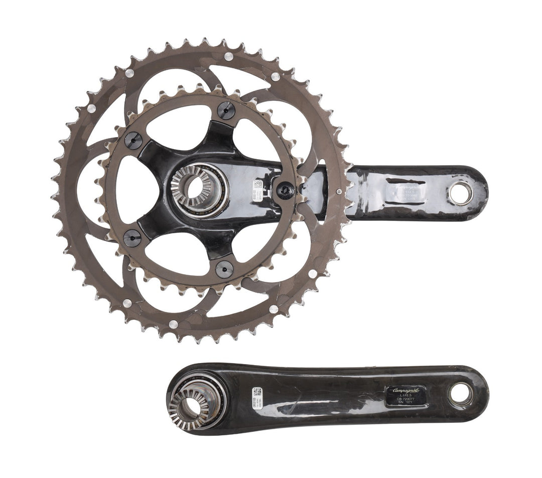 Campagnolo Super Record 2x11 Speed Carbon Road Bike Crankset 172.5mm 50/34T w/BB