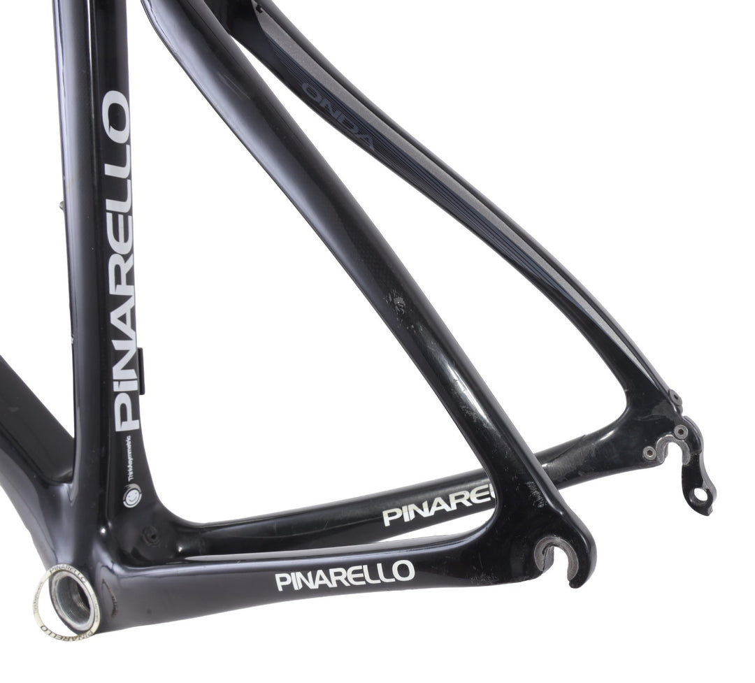Pinarello Dogma F8 Carbon Road Bike Frameset 56cm Gloss BLACK 700c QR Italy 2015