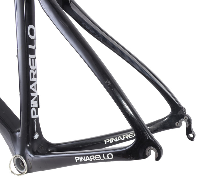 Pinarello Dogma F8 Carbon Road Bike Frameset 56cm Gloss BLACK 700c QR Italy 2015