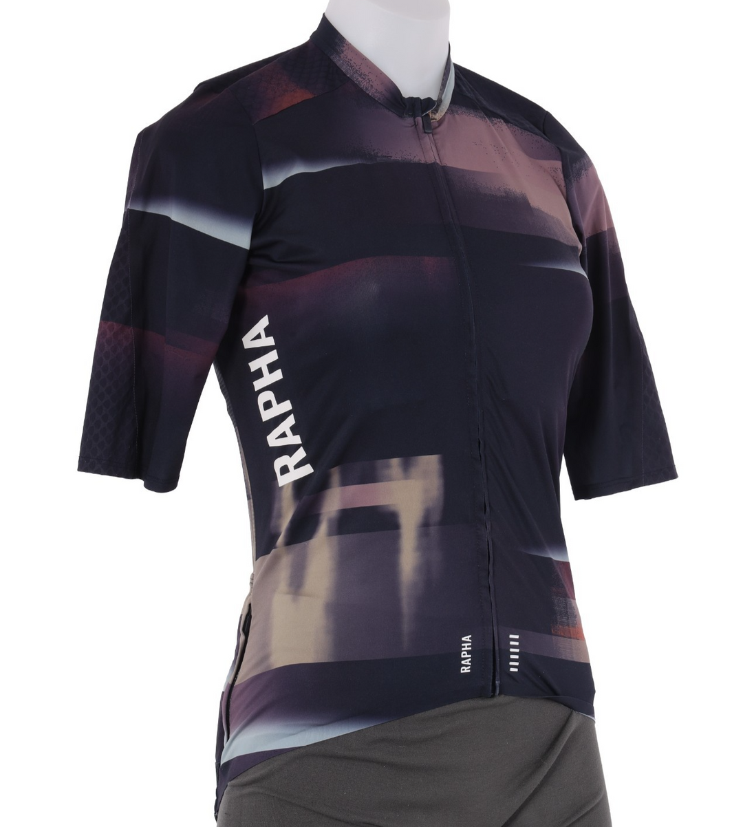 Rapha Pro Team Aero Short Sleeve Jersey Women MEDIUM Black Fade Road Bike