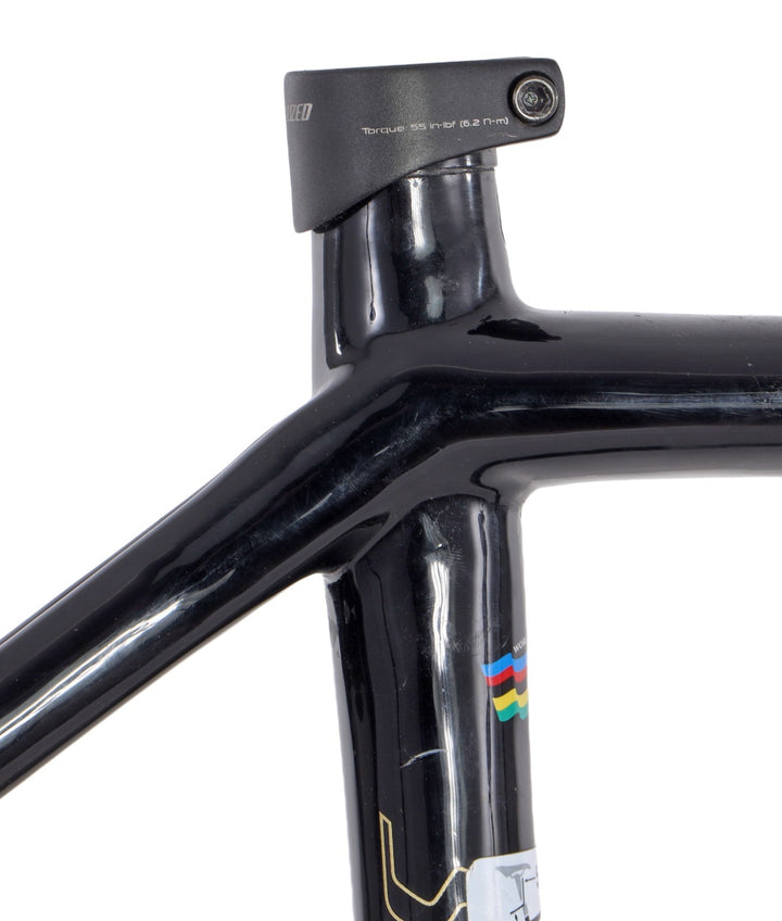 Specialized Tarmac Pro Carbon Road Bike Frameset 52cm Raw Gold 700c QR Rim 2008