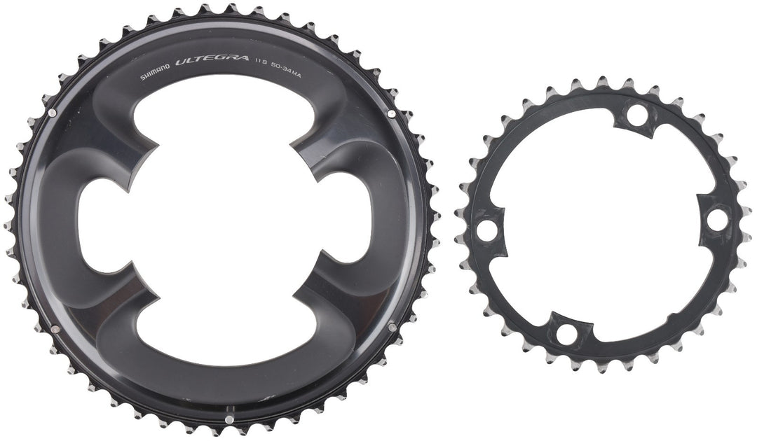 Shimano Ultegra FC-6800 2 x 11 Speed Road Bike Chainring Set 50/34T Compact