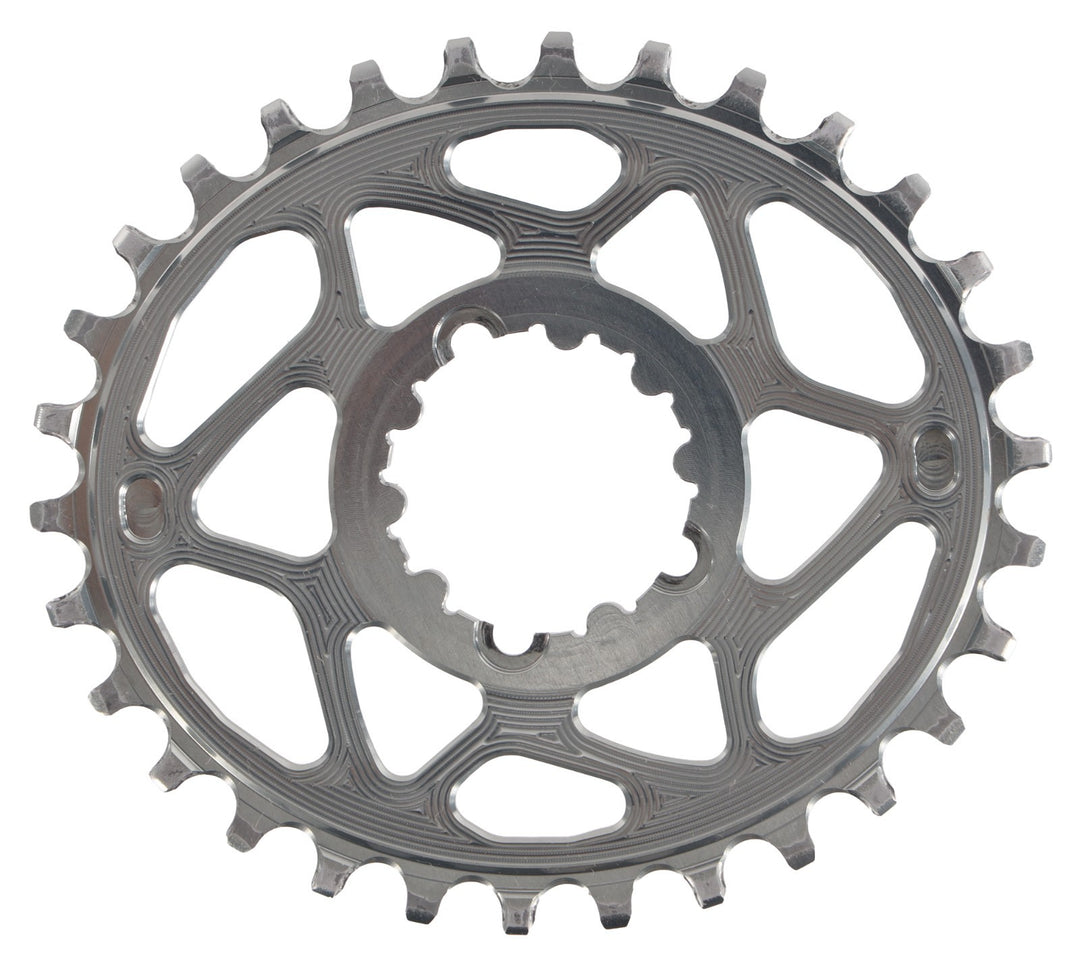 absoluteBlack Oval Boost Mtn Bike Ring 30T Direct Mount 3mm Offset SRAM Silver