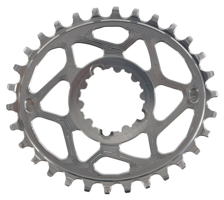 absoluteBlack Oval Boost Mtn Bike Ring 30T Direct Mount 3mm Offset SRAM Silver