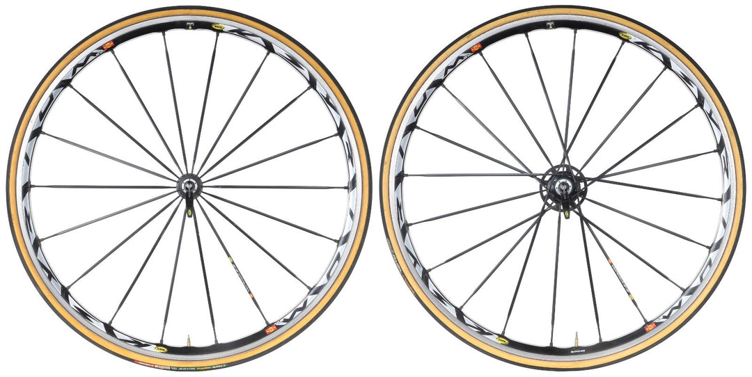 Mavic Ksyrium SL SSC Alloy Tubular Road Bike Wheelset 700c Shimano 11 Spd QR Rim