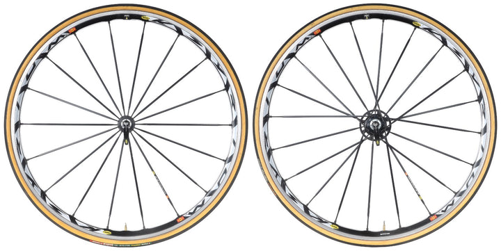 Mavic Ksyrium SL SSC Alloy Tubular Road Bike Wheelset 700c Shimano 11 Spd QR Rim