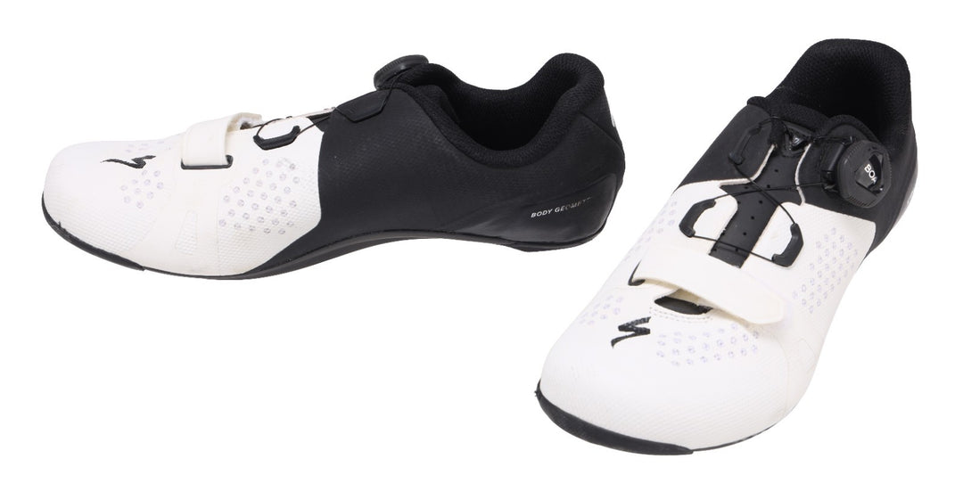 Specialized Torch 2.0 Carbon Road Bike Shoes EU 41 Men US 8 White/Black 3-Bolt