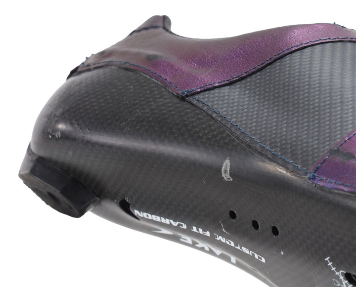 Lake CX403 Carbon Wide Road Bike Shoes EU 45 US Men 11.75 Blue 3 Bolt BOA