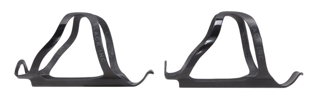 BLACK Inc Water Bottle Cages 1 PAIR Matte BLACK/GREY Road Triathlon Gravel Bike