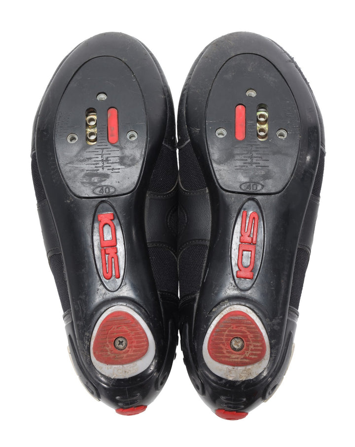 Sidi Hydro GTX Road Bike Shoes Men EU 40 BLACK 2/3-Bolt Gore-Tex Waterproof