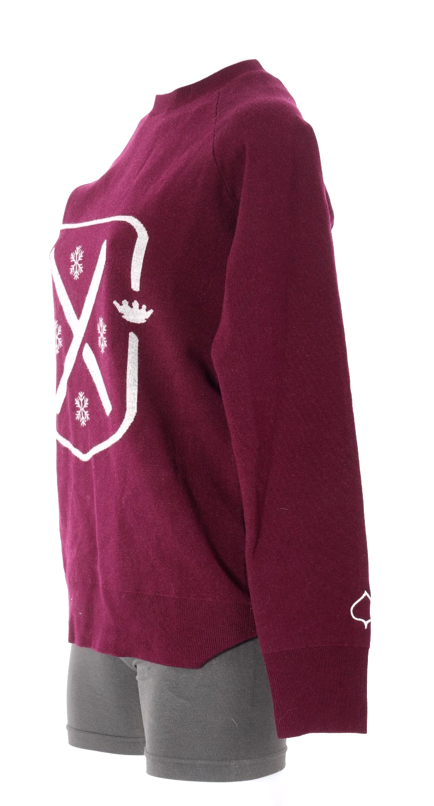 AspenX Silver Queen Merino Wool Sweater Men MEDIUM Maroon Lifestyle Fall Winter