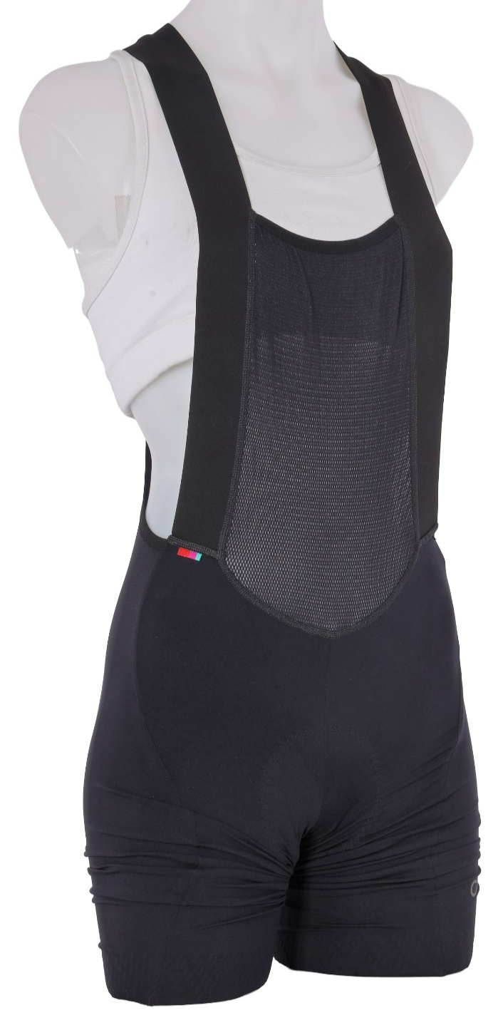 Velocio Luxe Cycling Bib Short Women MEDIUM Black Road Bike Gravel Cycling