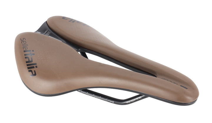 Selle Italia Novus Boost EVO Superflow Gravel Bike Saddle 145mm BROWN 7x 7mm