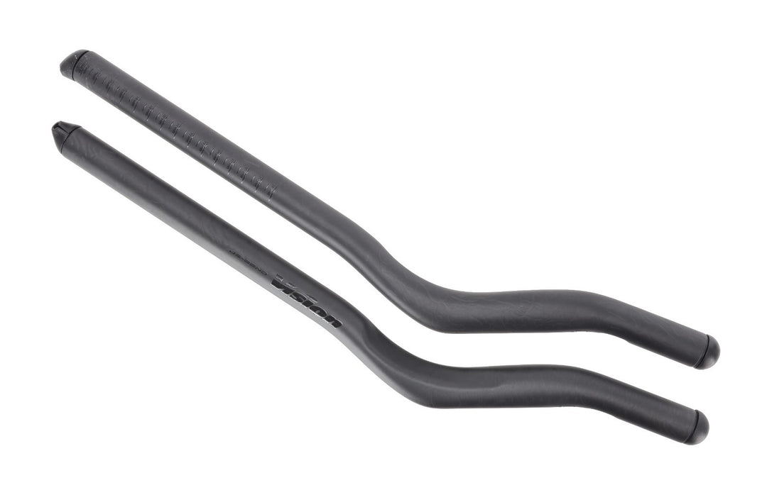 Vision Carbon Extensions JS-Bend 385mm PAIR Triathlon Time Trial Aerobar TT