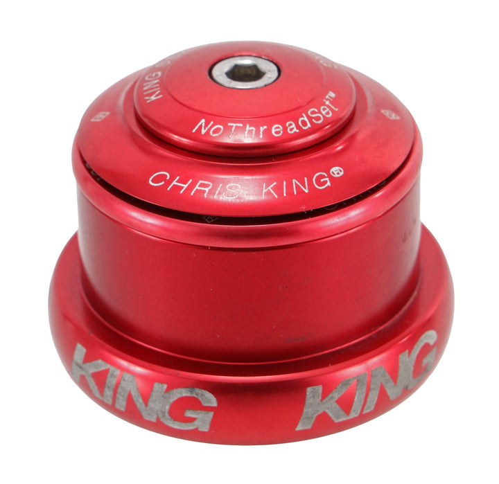 Chris King InSet 4 Mountain Bike Headset ZS49/28.6 ZS49/30 RED 1-1/8" Straight