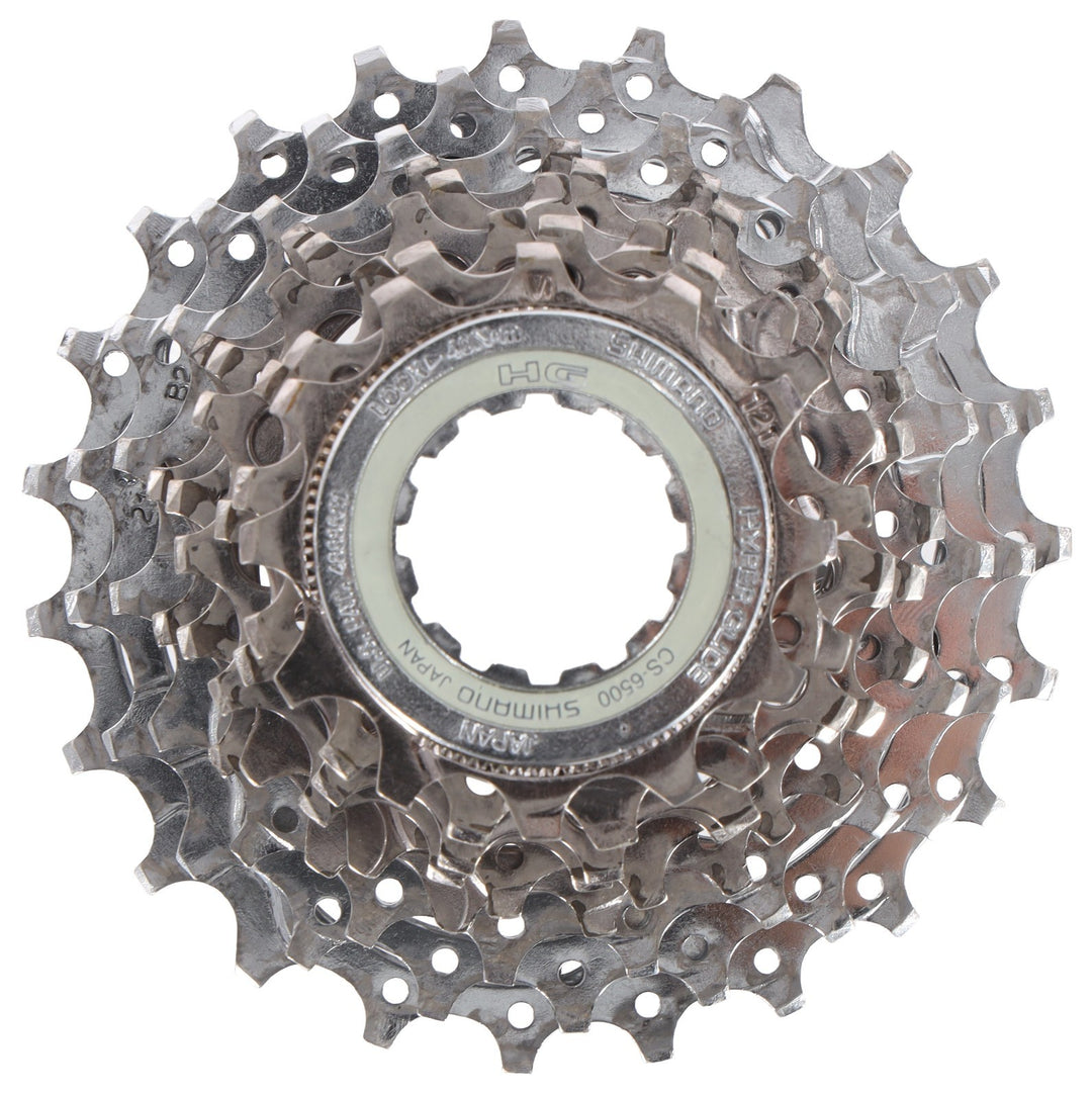 Shimano Ultegra CS-6500 9 Speed Road Bike Cassette 12-23T HG Race Silver Steel