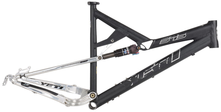 Yeti 575 AS-R Long Travel 26" Alloy Mountain Bike Frameset LARGE Black Fox 2005