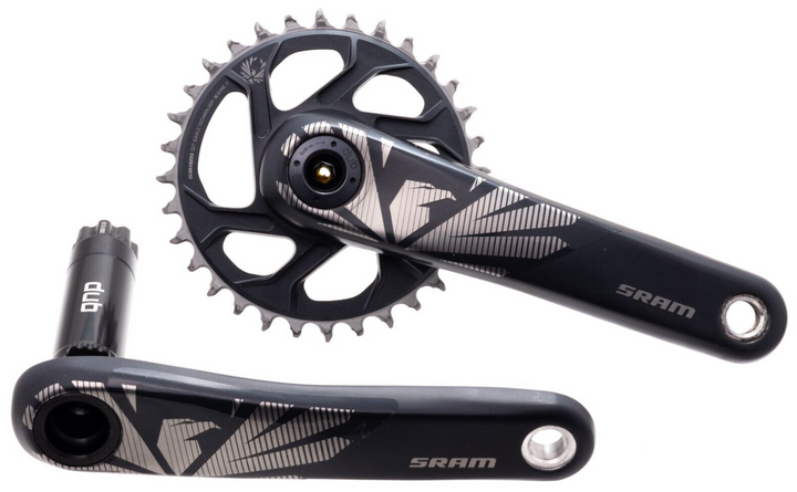 SRAM X1 Eagle DUB Carbon Mountain Bike Crankset 175mm 32T 6mm Offset MTB Gravel