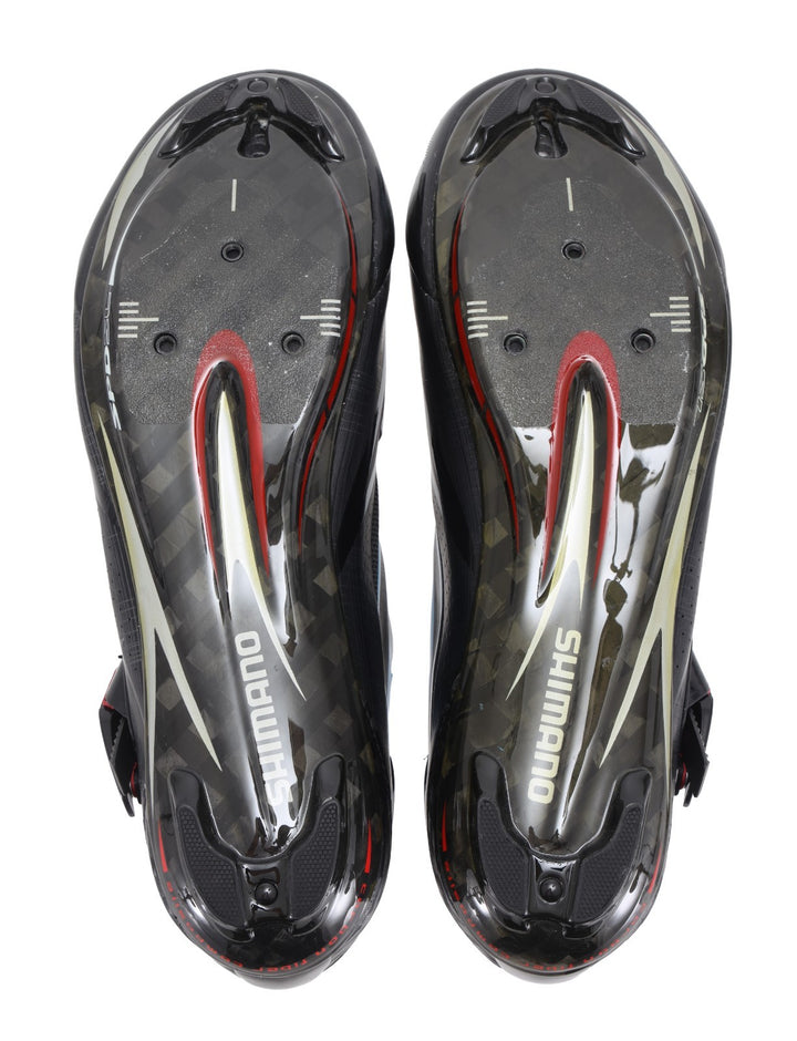 Shimano Elite Racing R241 Carbon Road Bike Shoes EU 42.5 US Men 8.7 Blue SH-R241