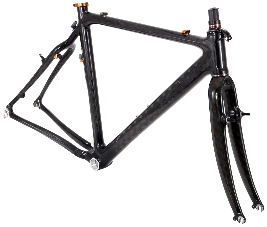 Unbranded Carbon Cyclocross Bike Frameset 54cm Cantilever QR 700c 3K CX Gravel