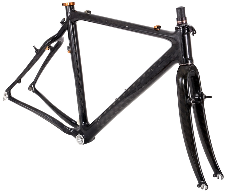 Unbranded Carbon Cyclocross Bike Frameset 54cm Cantilever QR 700c 3K CX Gravel