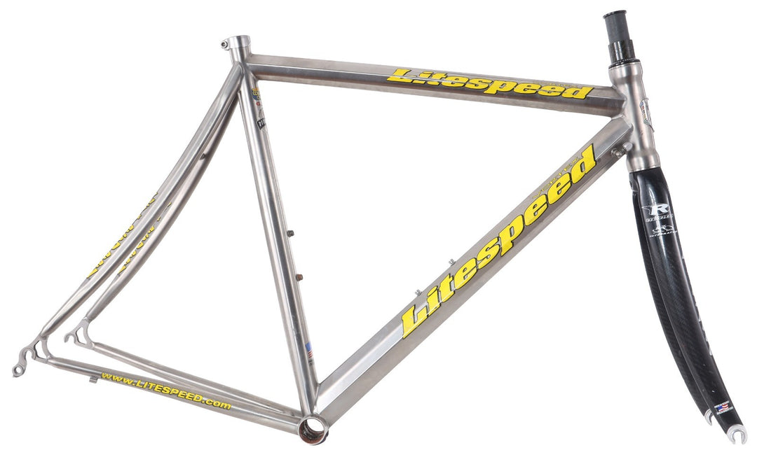 Litespeed Vortex Titanium Road Bike Frameset 55cm QR 700c USA Made 6Al/4V 2004