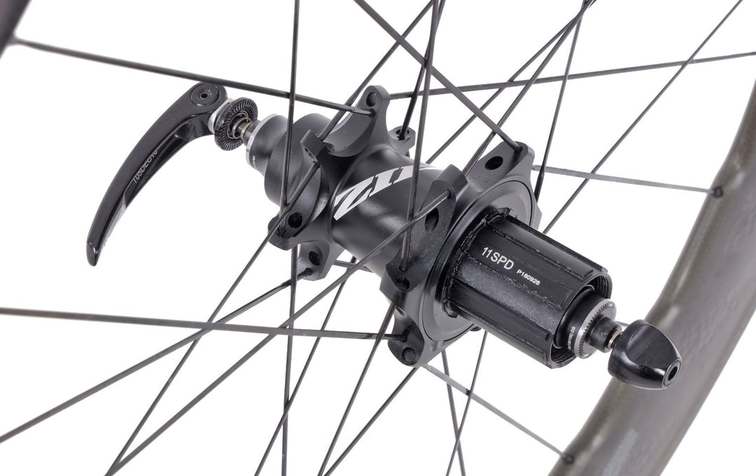 Zipp 858 NSW Carbon Clincher Road Wheelset Shimano 11 Spd 700c Rim Brake QR Race