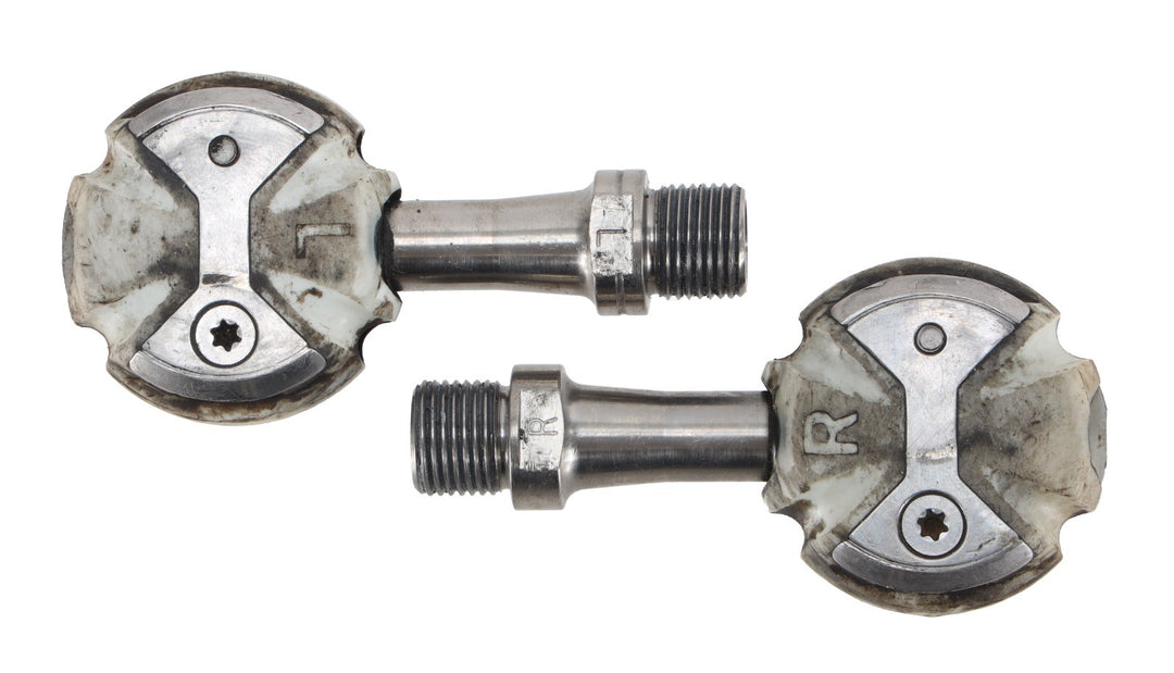 Speedplay Zero Clipless Road Bike Pedals Gray 50mm Titanium 4-Bolt