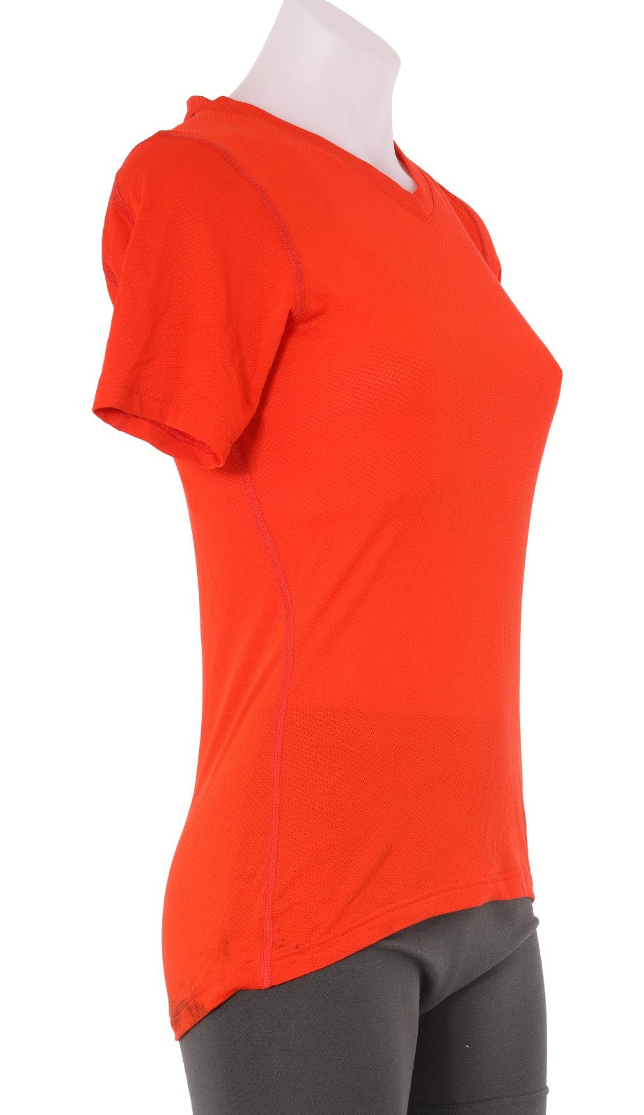 Velocio Radiator Mesh Short Sleeve Cycling Tee Women XS Orange Trail Gravel CX