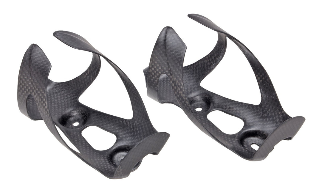 Unbranded Carbon Road Bike Water Bottle Cages 1 PAIR 3k Matte Black Gravel