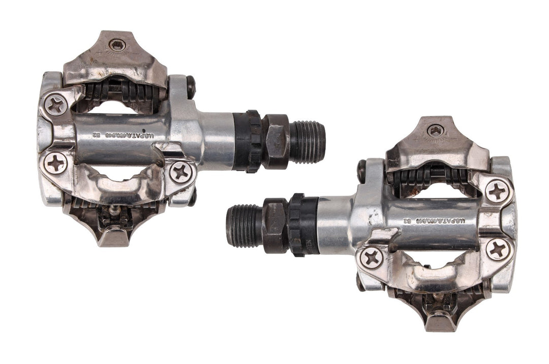 Shimano Deore PD-M520 SPD Clipless Mountain Bike Pedals 2 Bolt 9/16" w/ Cleats